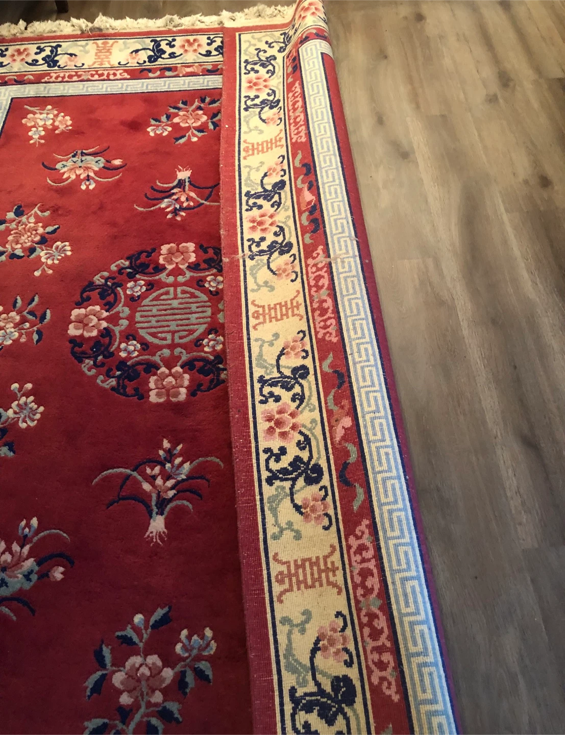 Vietnamese Vintage Wool Area Rug 6’x8’ - photo 3