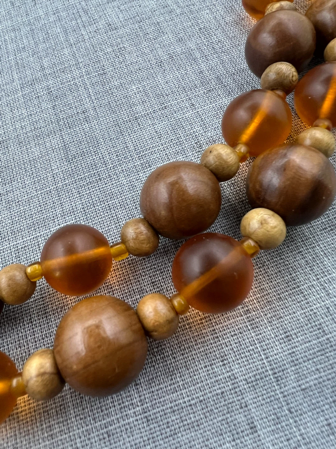 Vintage Double Strand Statement Necklace - photo 2