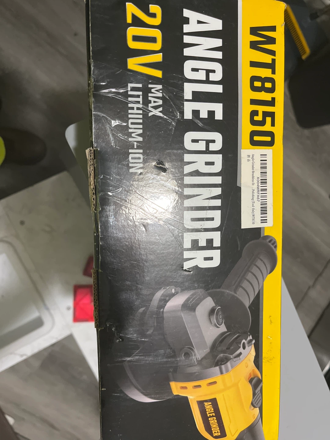 WT8150 20V Max Lithium-Ion Angle Grinder