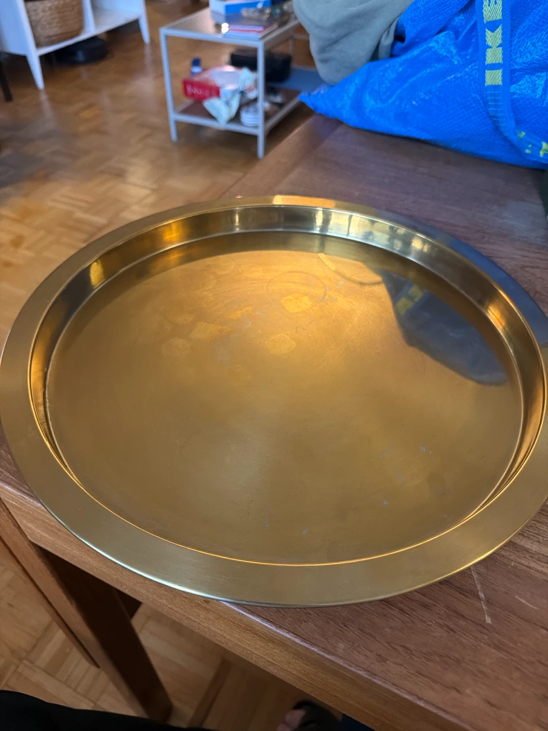 IKEA GLATTIS Brass-coloured Tray