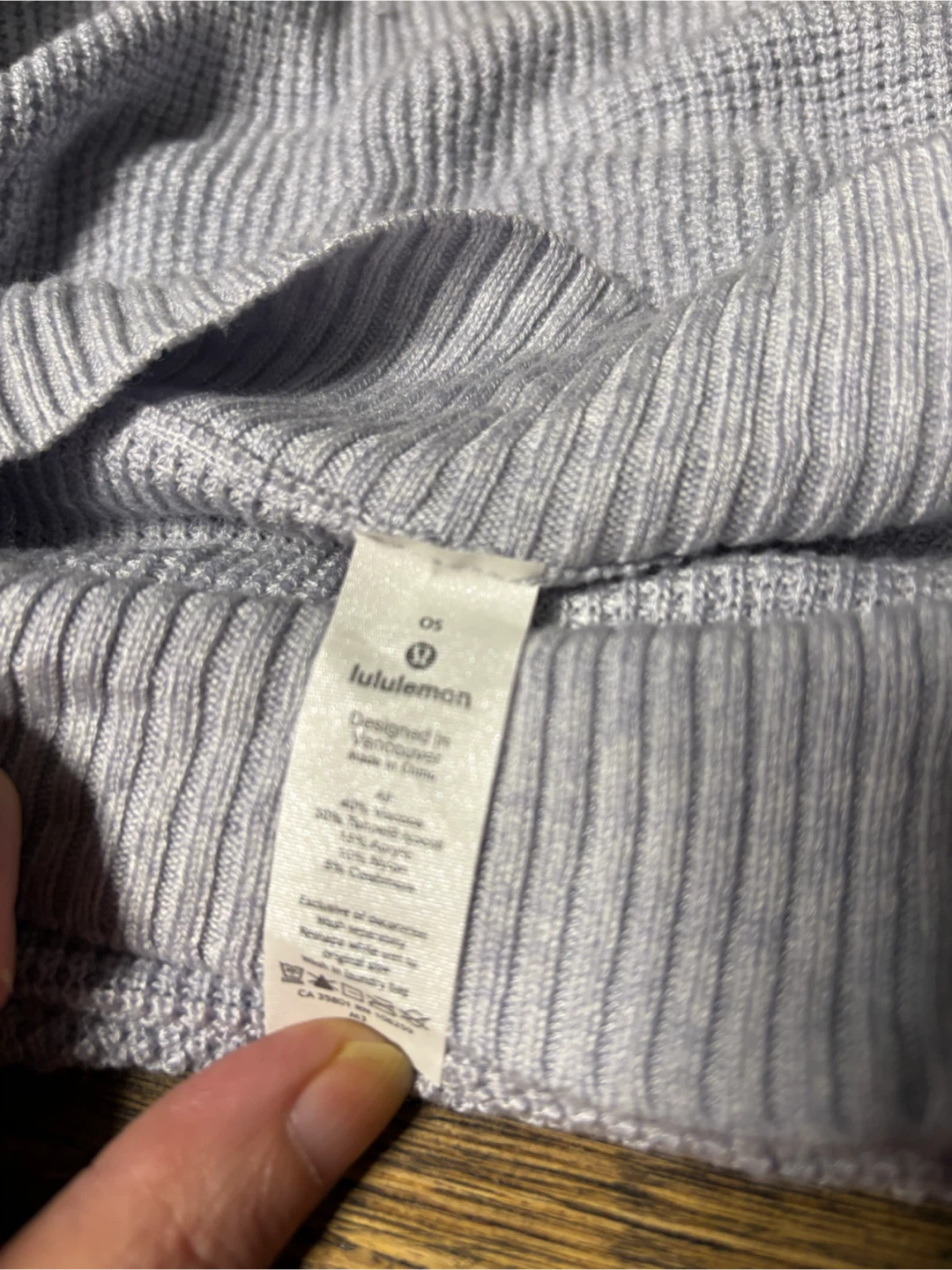 Lululemon Waffle Knit Poncho - photo 2