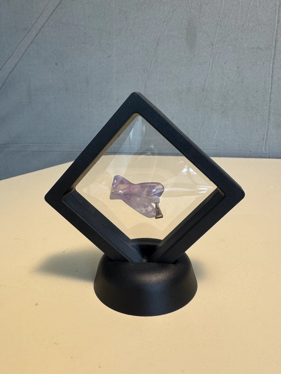 Genuine Natural Amethyst Angel Pendant - photo 5