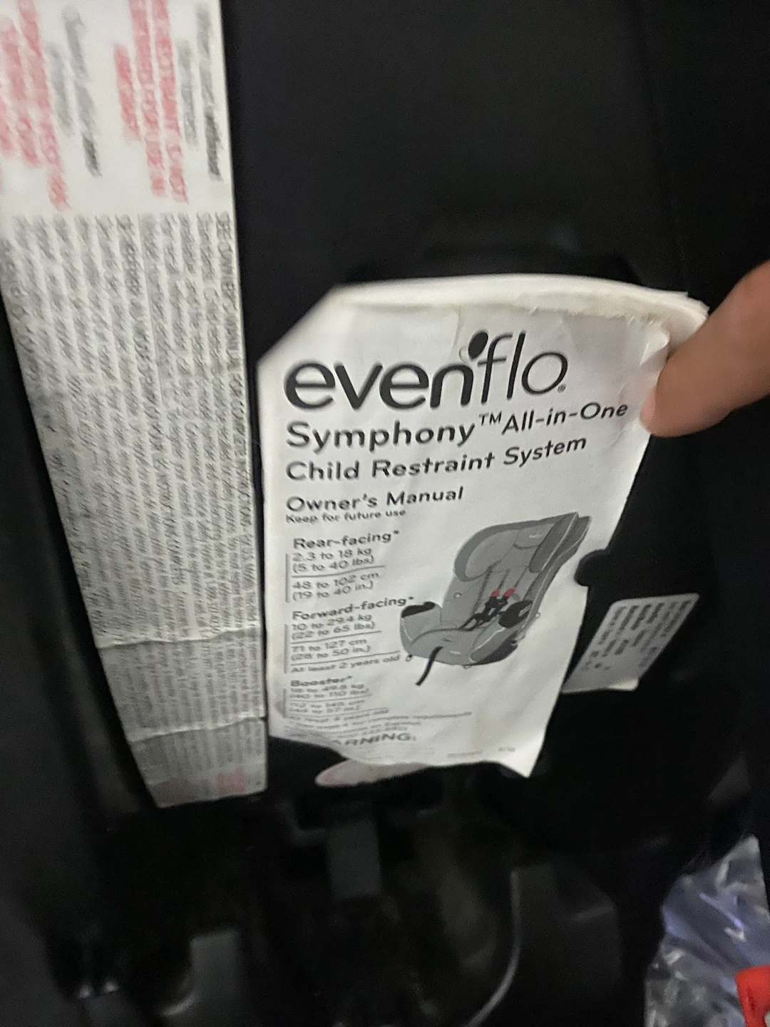 Evenflo Symphony All-in-One Car Seat