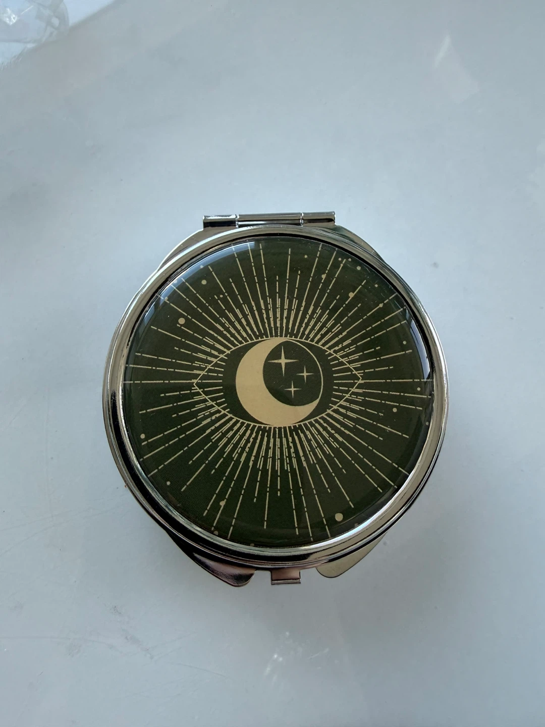 Celestial Design Round Pill case with mirror - photo 2
