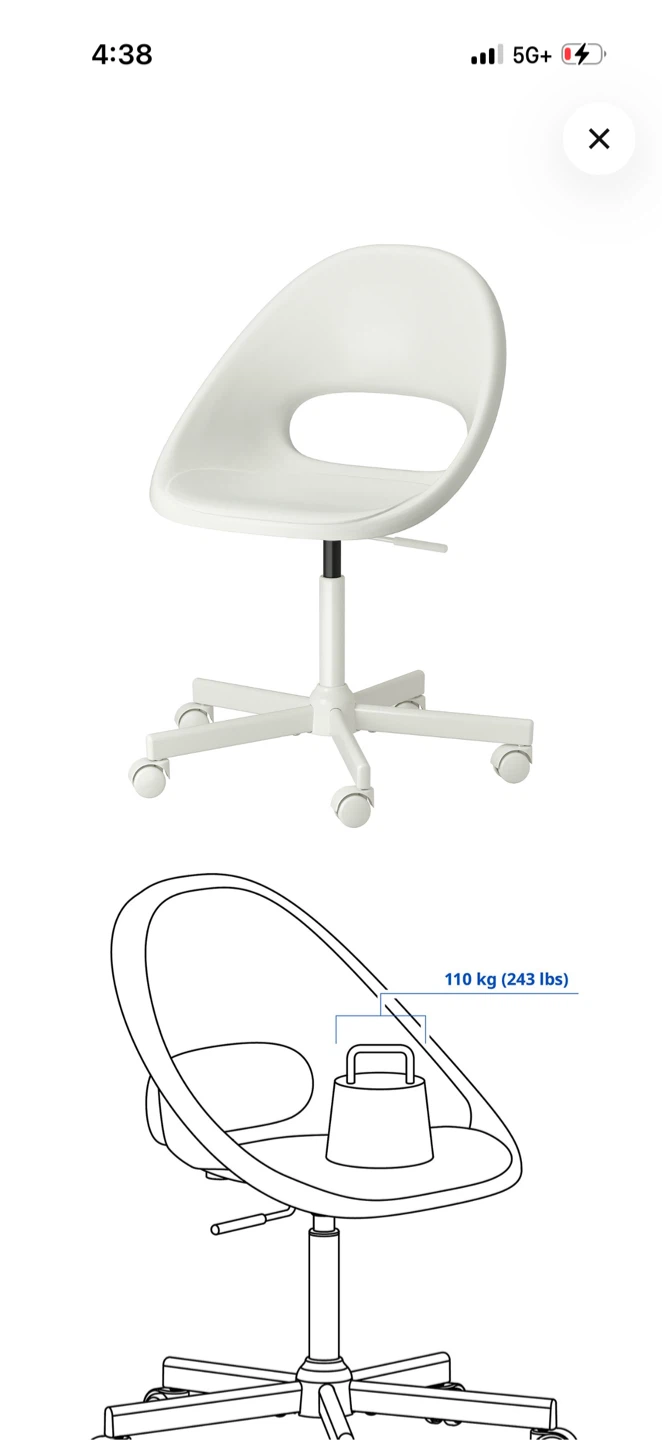 IKEA Orfjall Swivel Desk Chair - photo 3