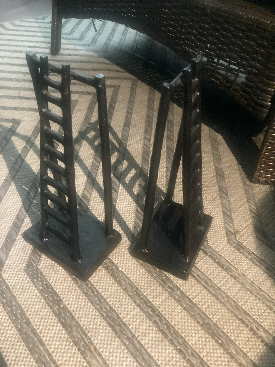 Cast Iron Ladder Bookends