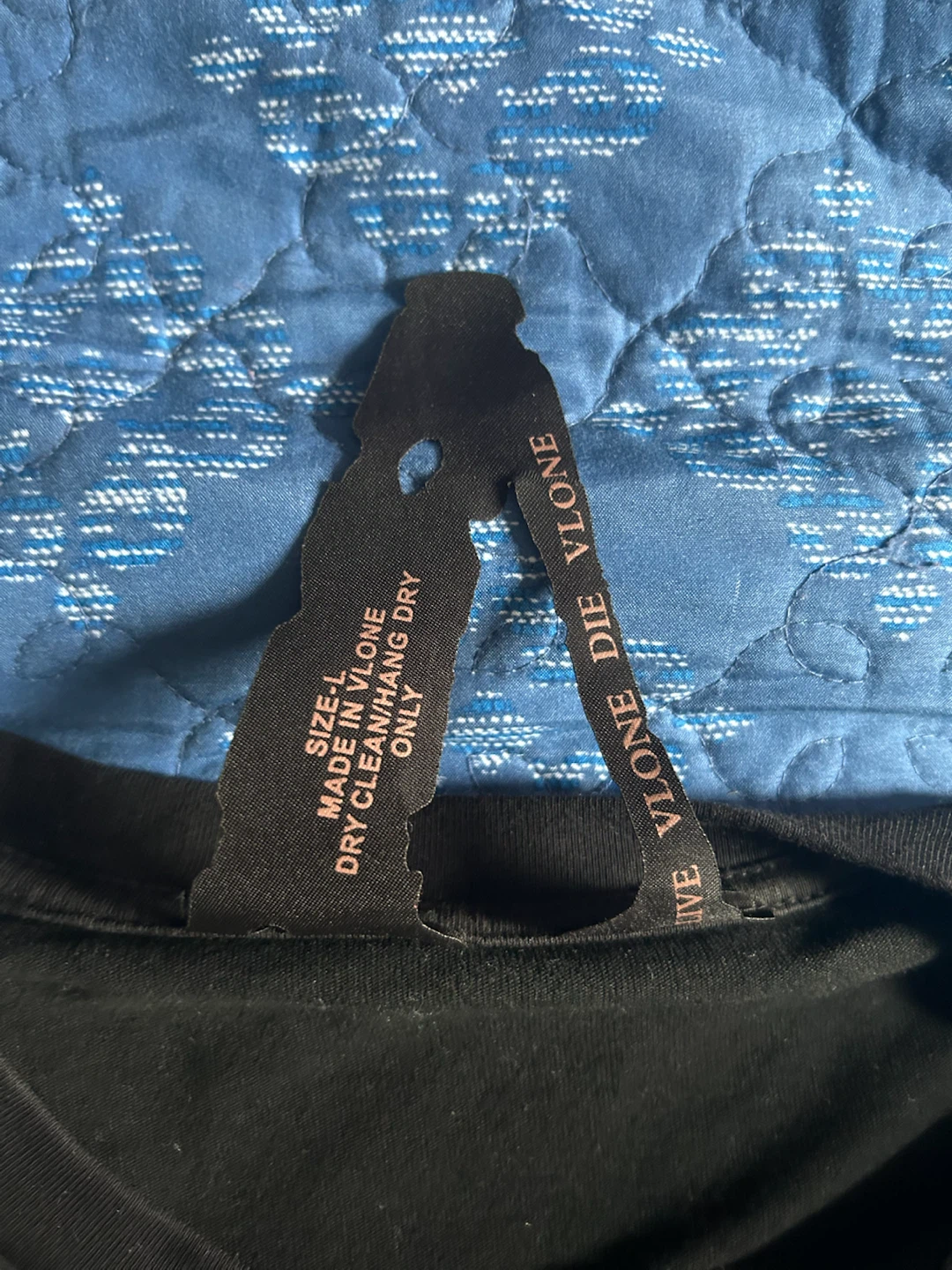 VLONE Black & Blue Snake T-Shirt Size Large - photo 3