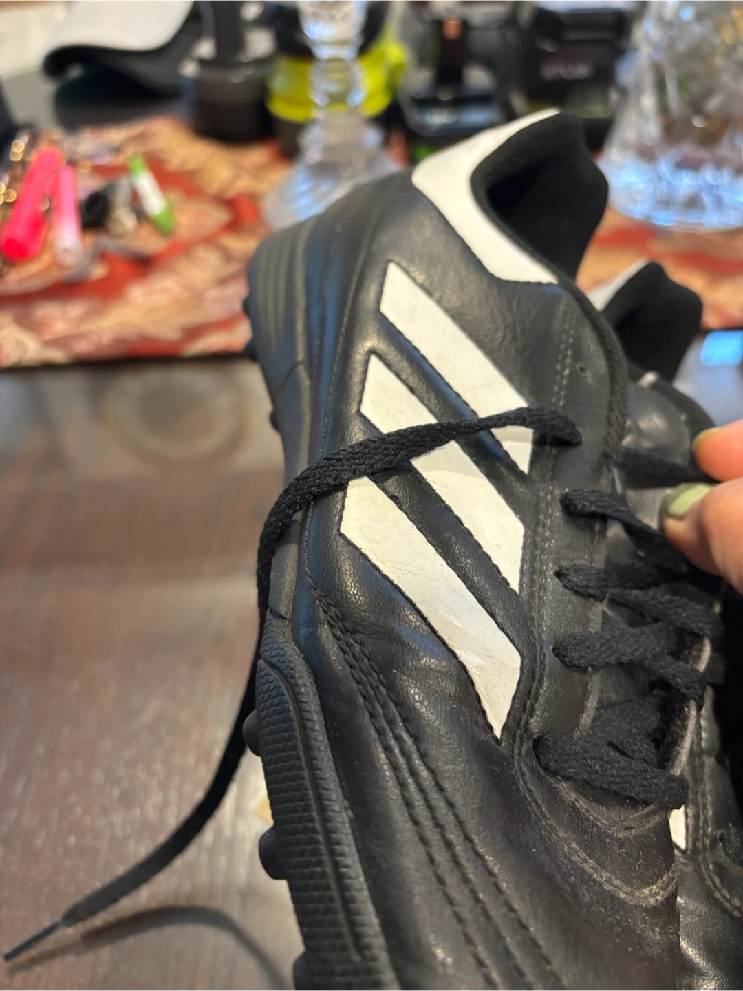 Adidas soccer turf shoes unisex size 7 - photo 2