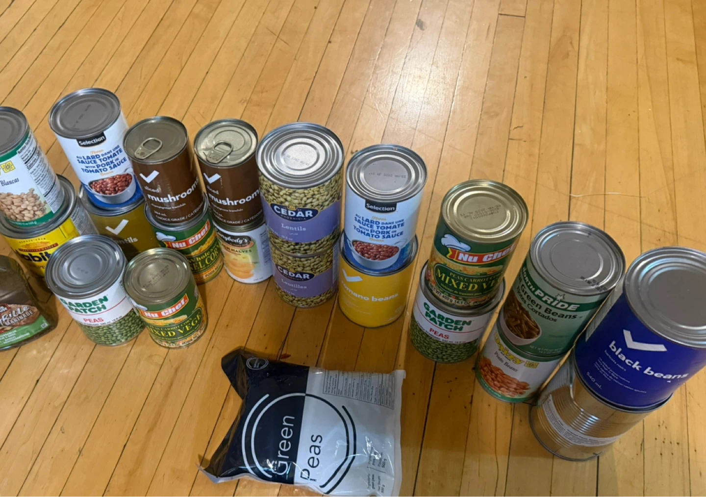 Free Assorted Canned Food Items