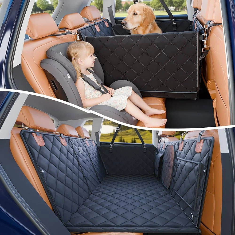 Itnast Convertible Back Seat Extender for Dogs - New