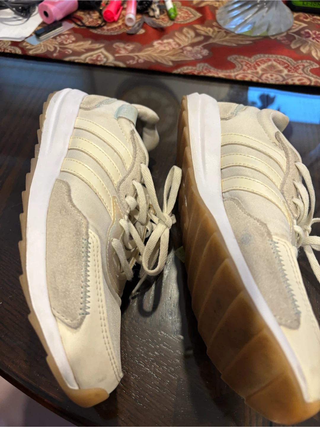 Adidas Beige Sneakers size 7 - photo 2