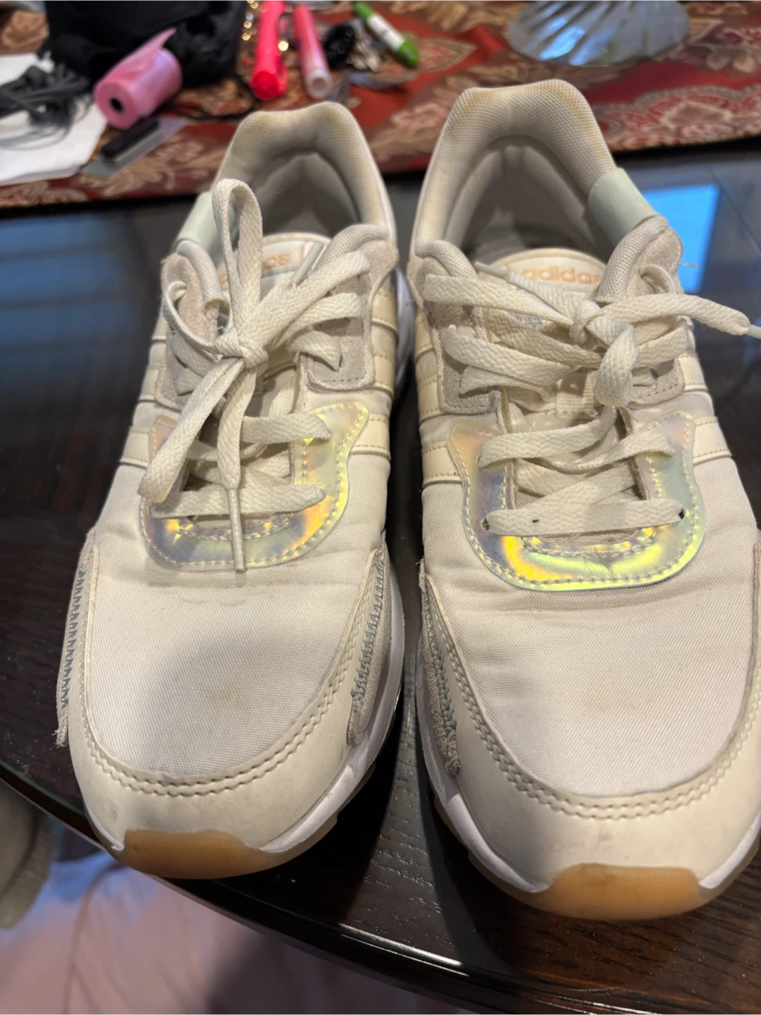 Adidas Beige Sneakers size 7 - photo 3