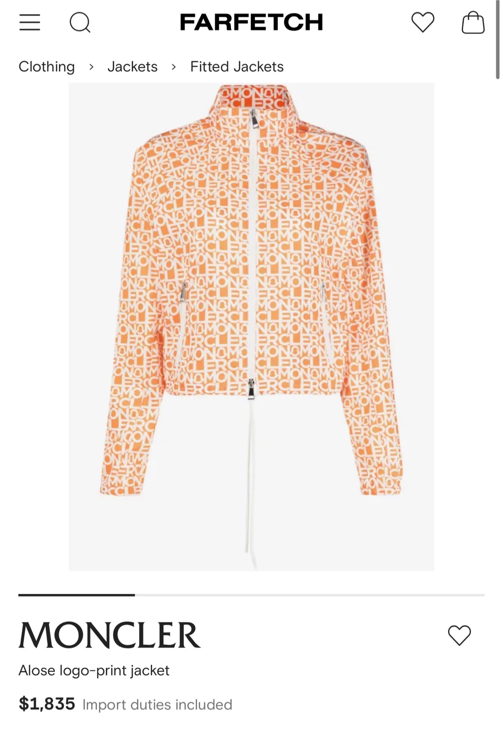 Moncler Alose Logo-Print Jacket - photo 3