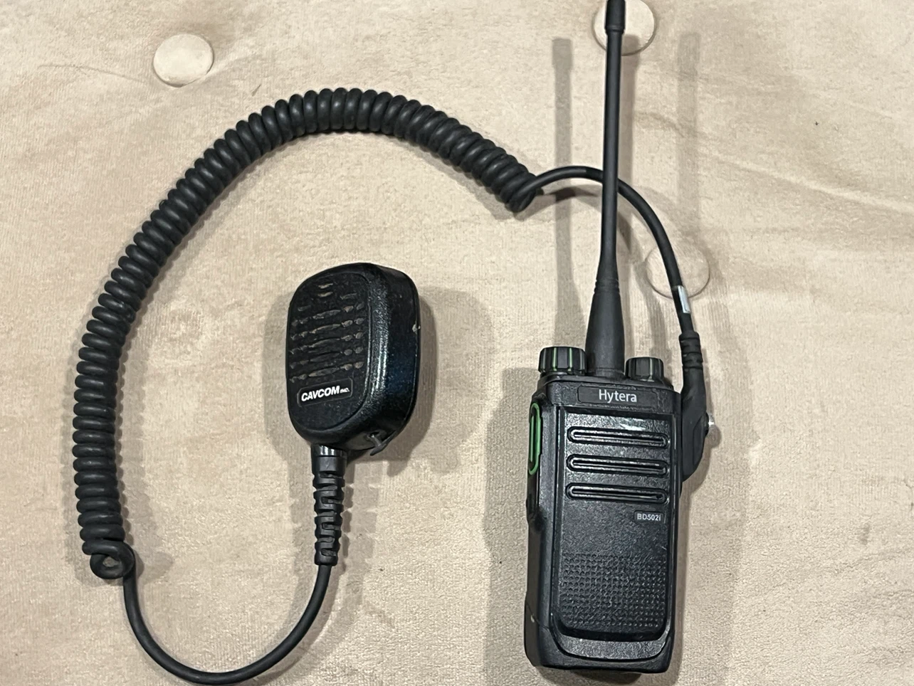 Hytera BD502i Two-Way Radio with Impact Microphone