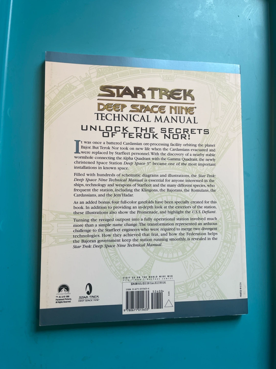 Star Trek: Deep Space Nine Technical Manual - photo 2