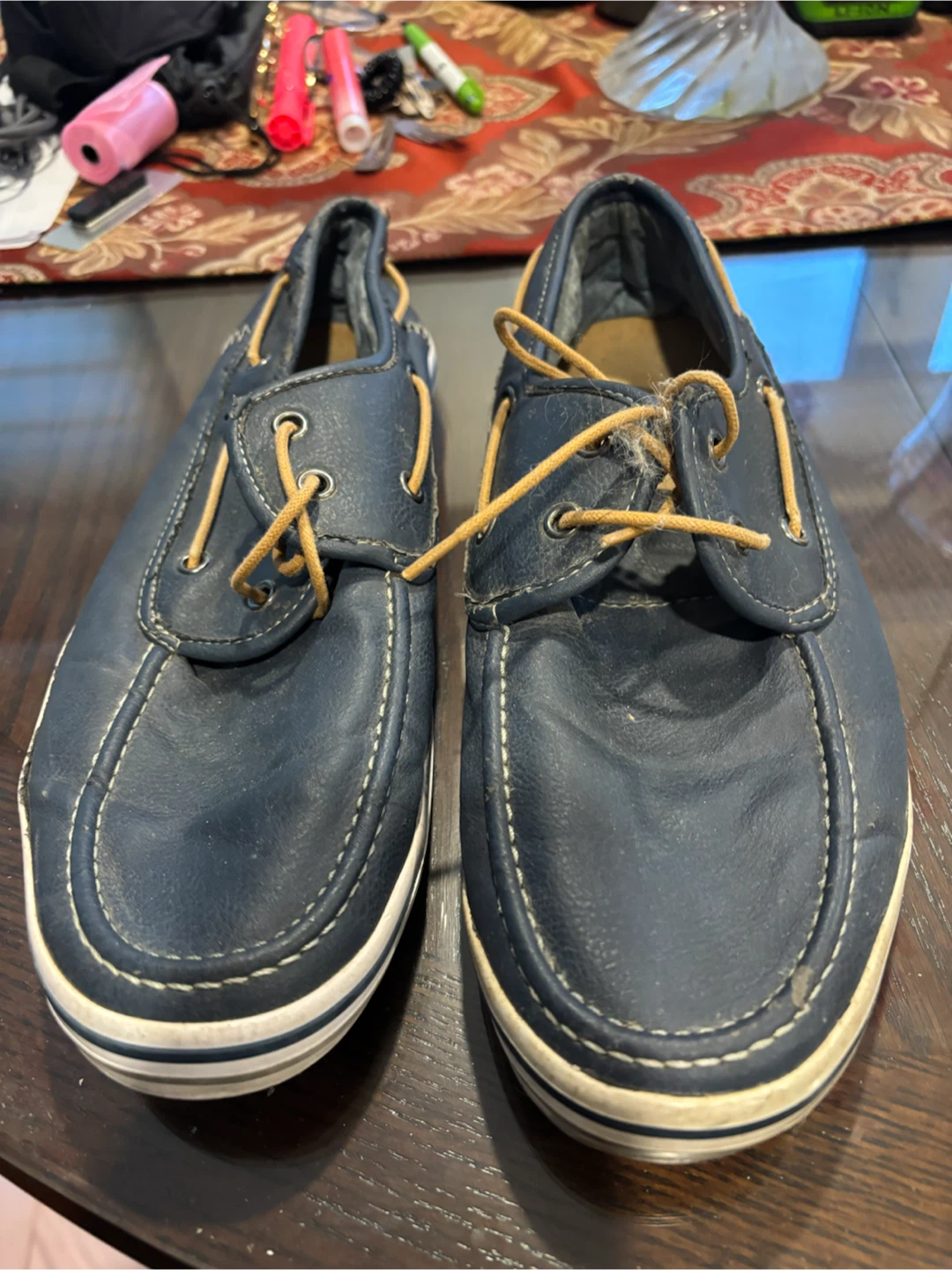 ALDO Men's Navy Boat Shoes