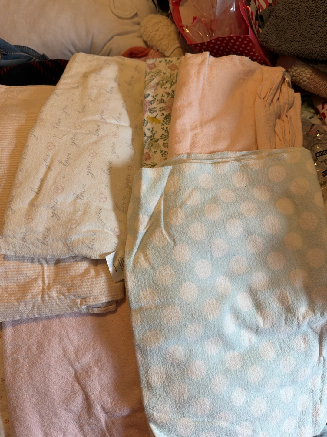 Set of Baby Receiving Blankets