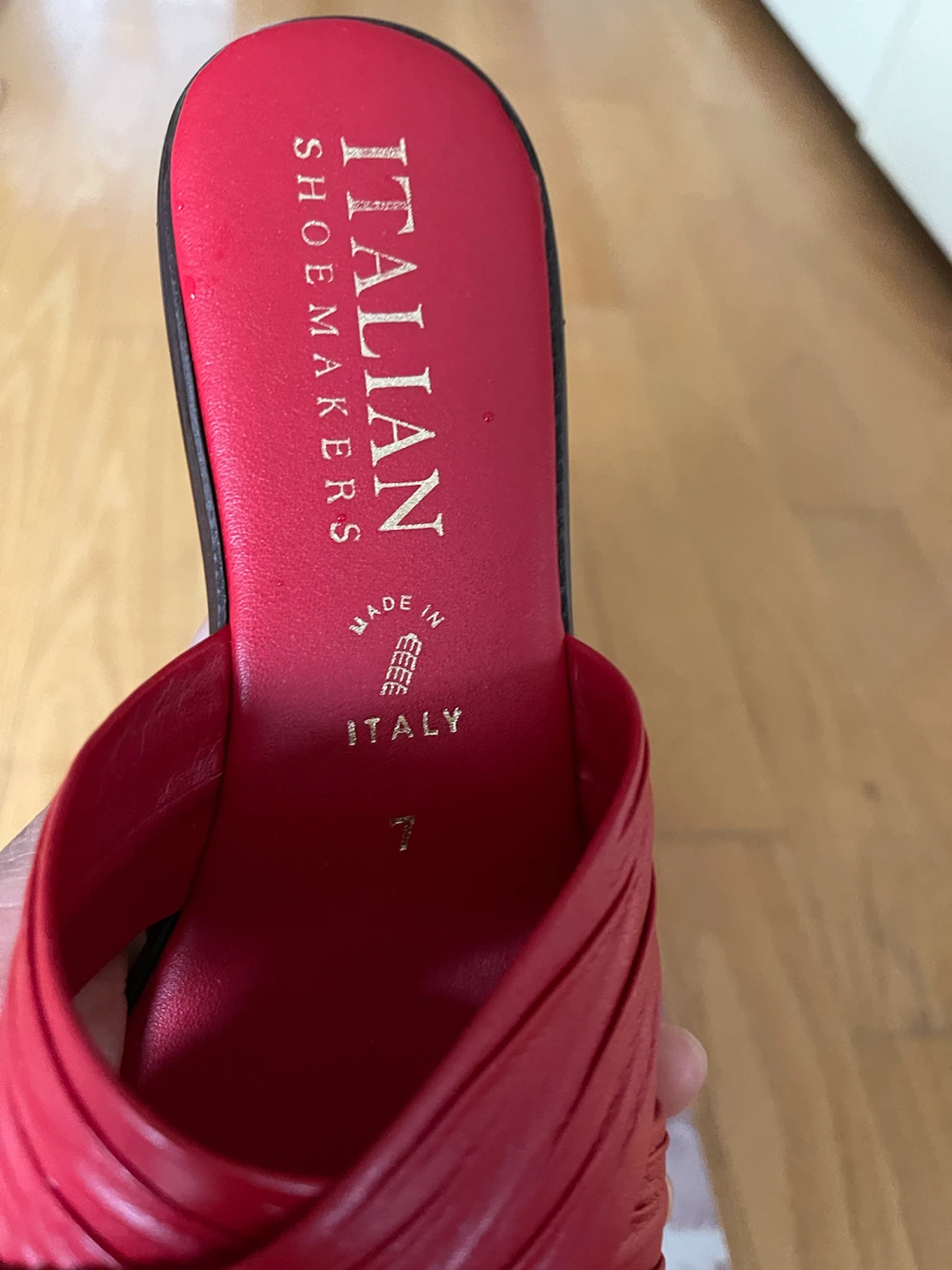 Italian Shoemakers Red Sandals - Size 7 - photo 3