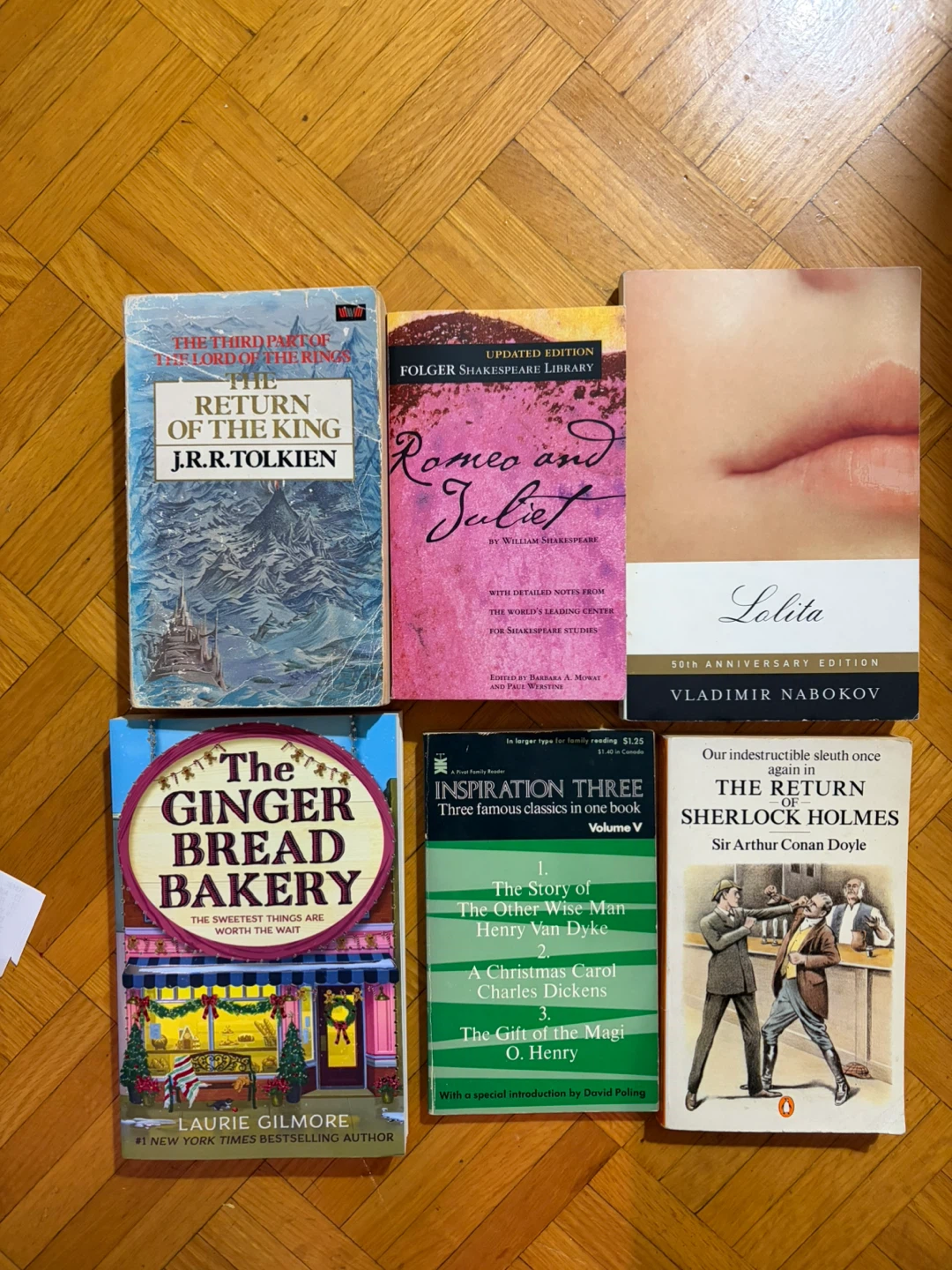 Set of 6 Pre-loved Classic Novels