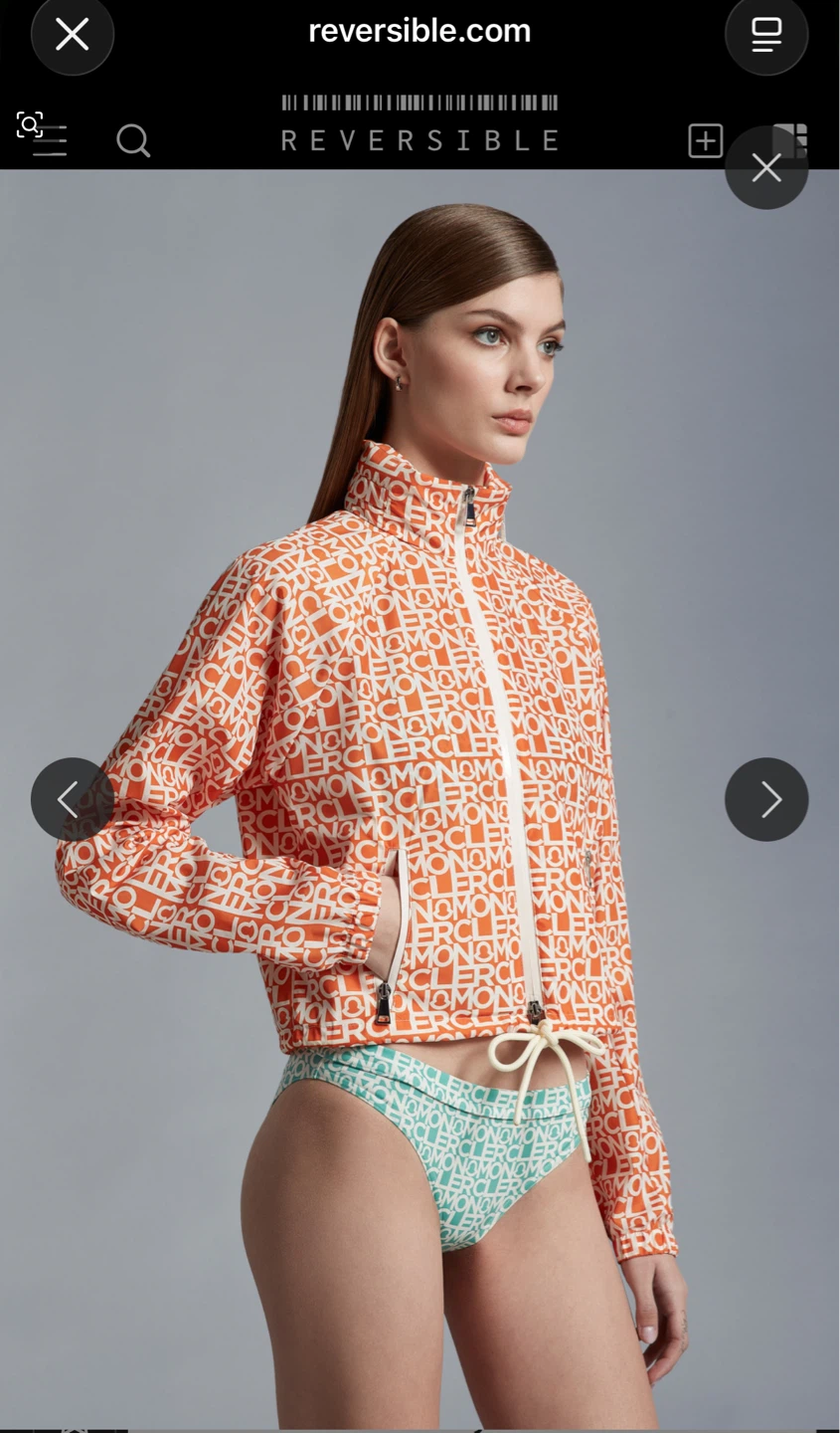 Moncler Alose Logo-Print Jacket - photo 4