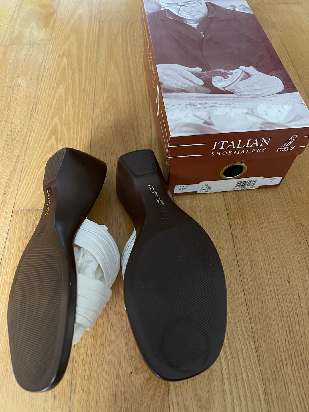 Italian Shoemakers Women's Sandals - White, Size 7 - photo 3