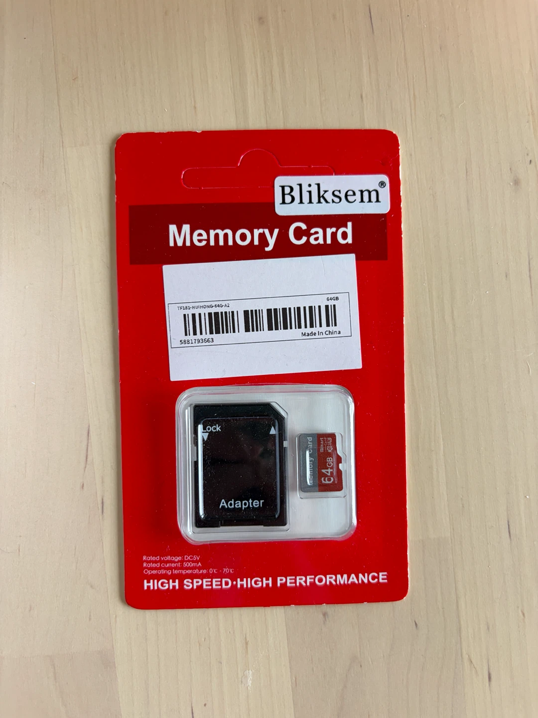 (Brand New) Bliksem 64GB MicroSD Memory Card