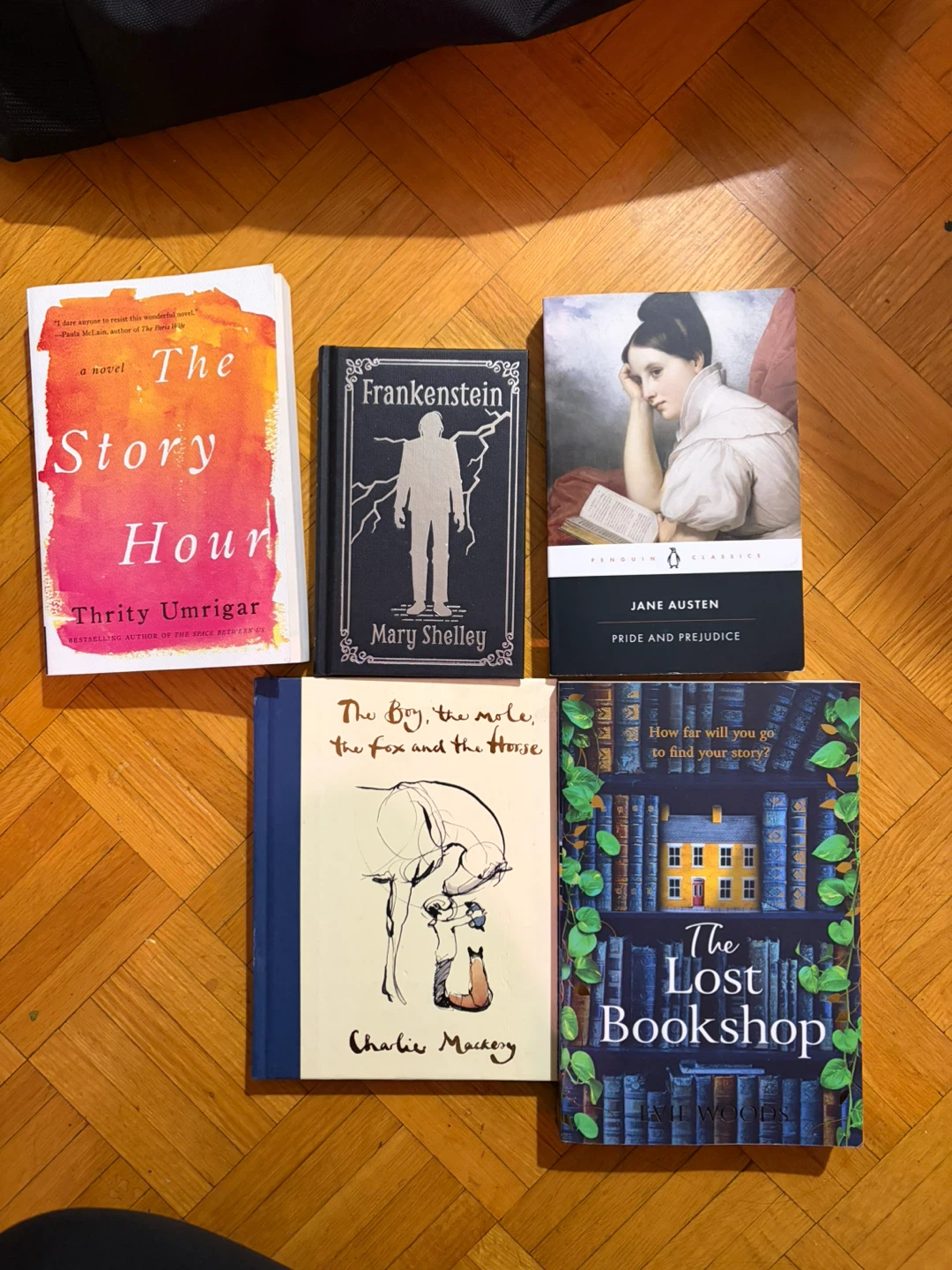 Set of 5 Assorted Fiction Novels