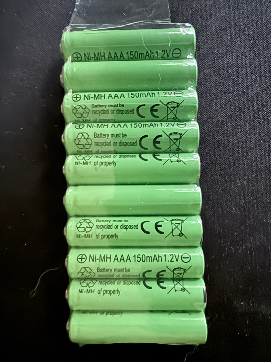 10 Pack Ni-MH AAA Rechargeable Batteries - photo 2