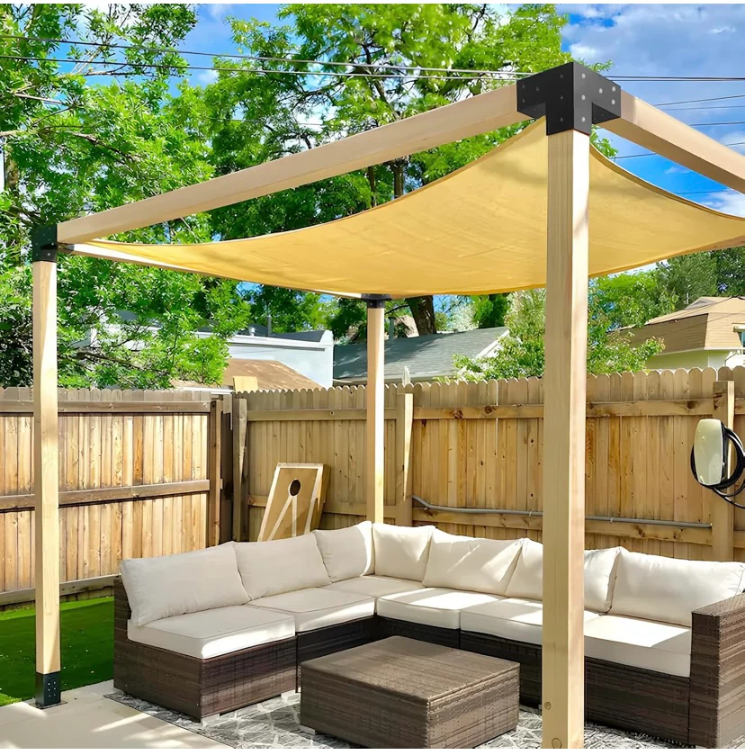 New 3-Way Right Angle Pergola Corner Brackets Set of 4 - photo 5