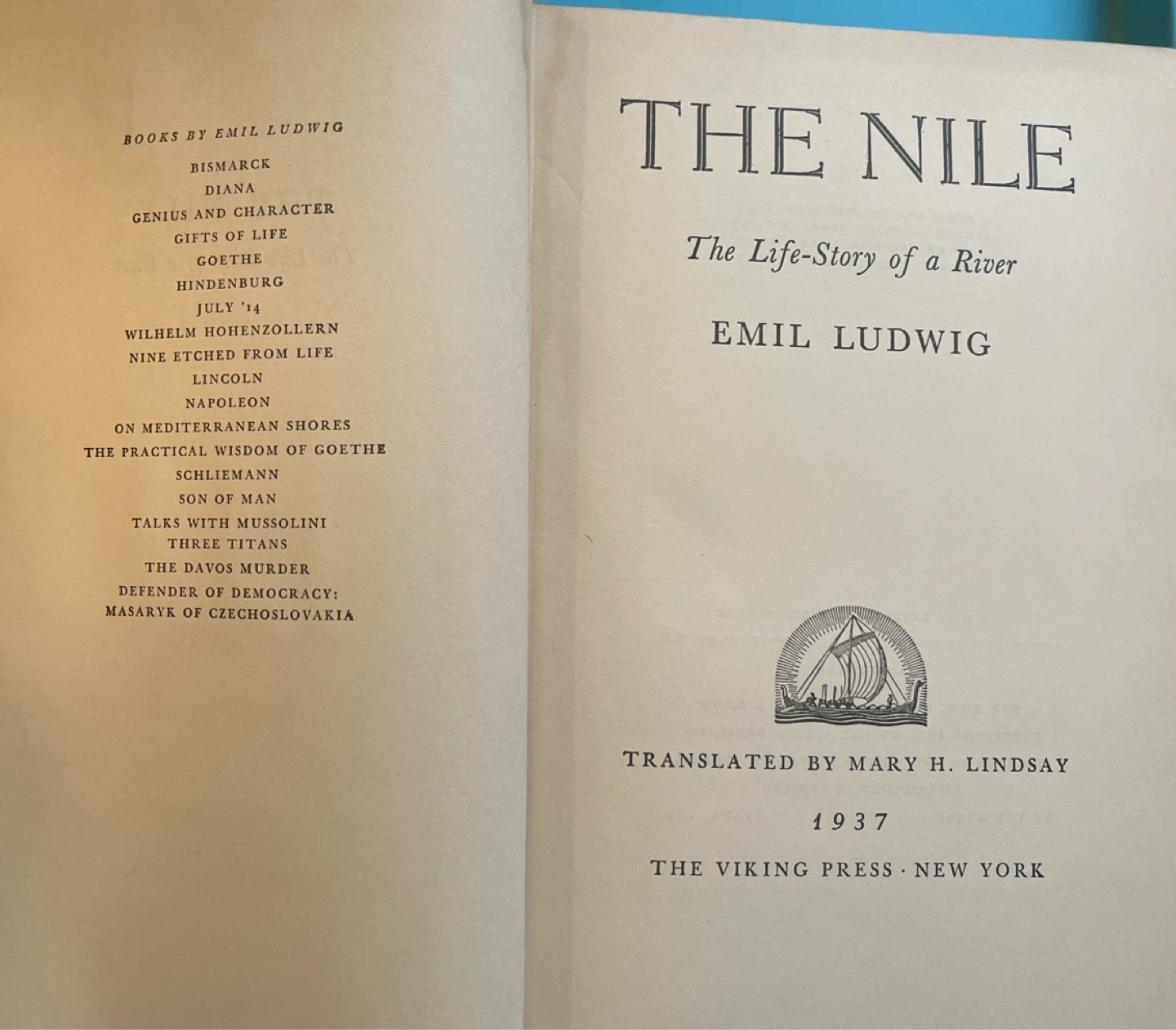 The Nile by Emil Ludwig (1937) - photo 4