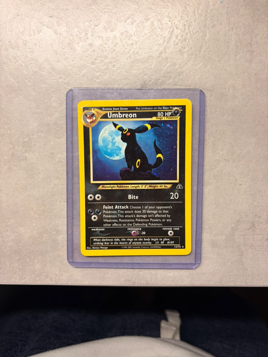 Pokemon Umbreon Neo Discovery 13/75