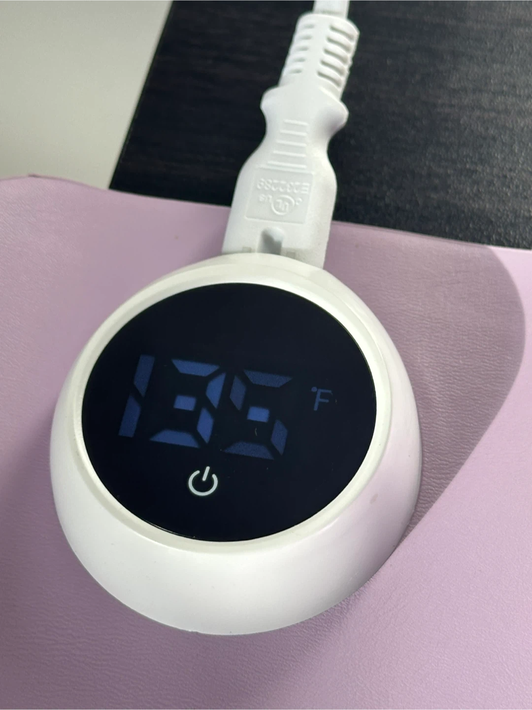 Pink Heated Desk Mat with Digital Temperature Display - photo 2