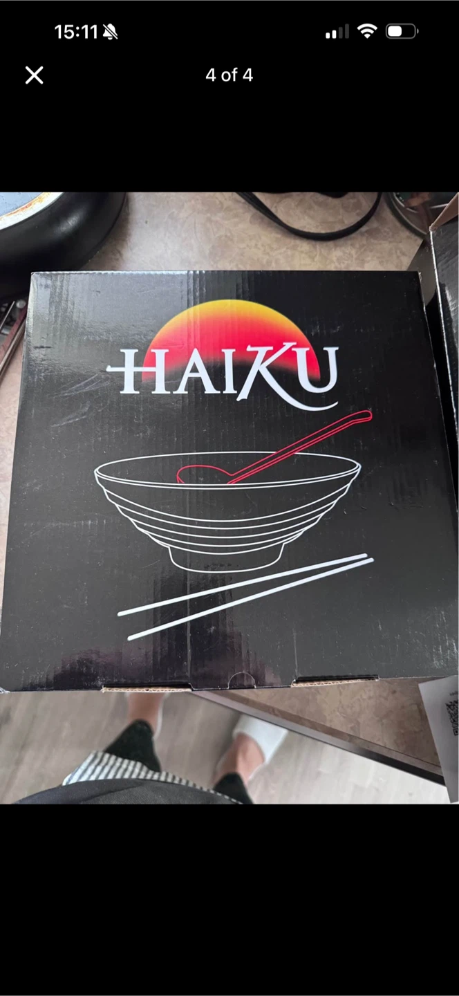Haiku Ramen Bowls Set, 2 sets, new - photo 4