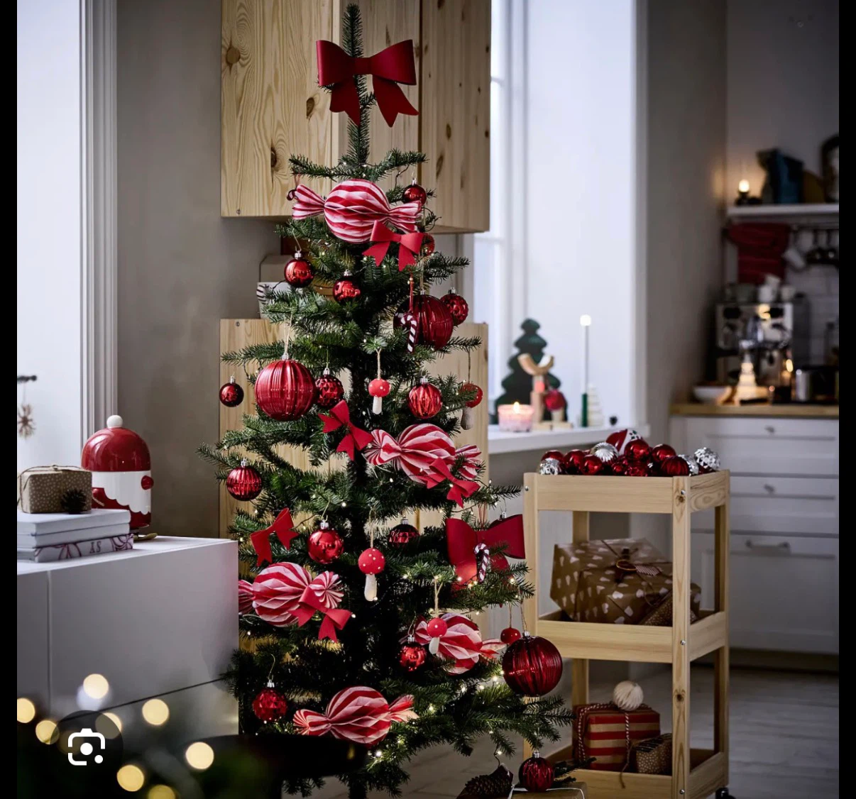 IKEA VINTERFINT artificial Christmas tree.