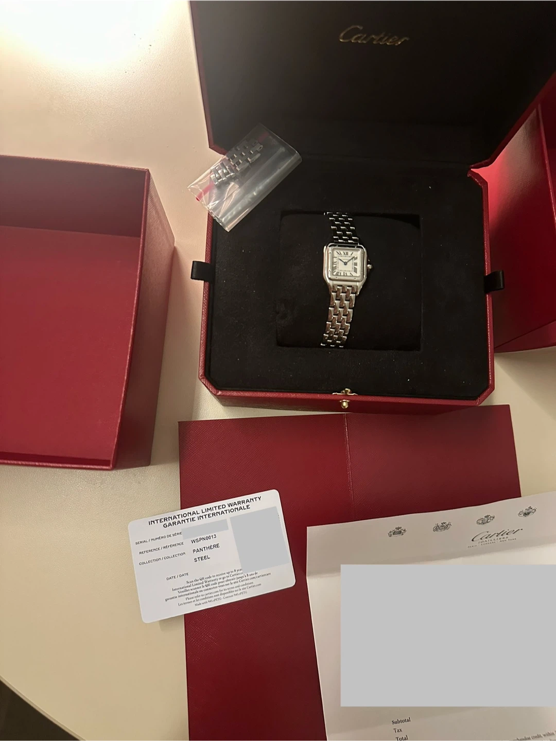 Cartier Panthere Steel Watch Small-Full Set - photo 2
