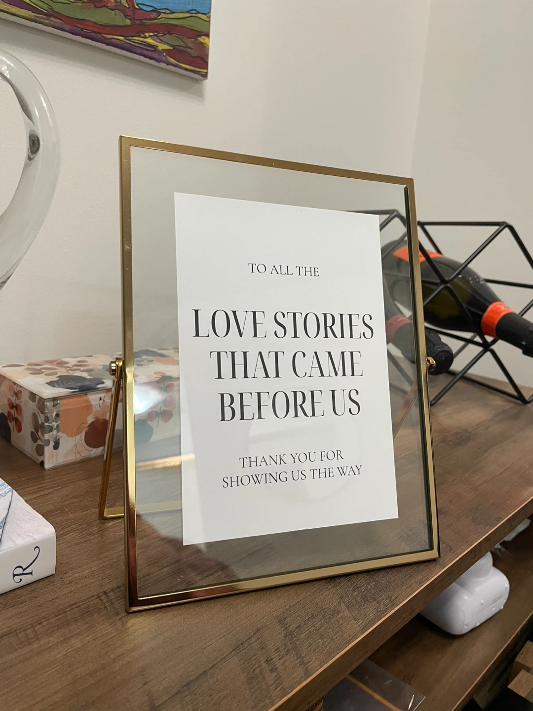 Wedding Signage + Frames
