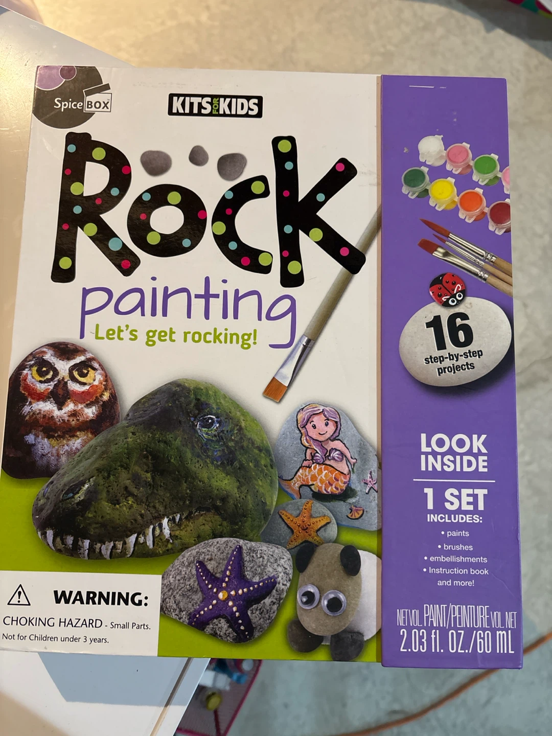 Spice Box Rock Painting Kids Kit