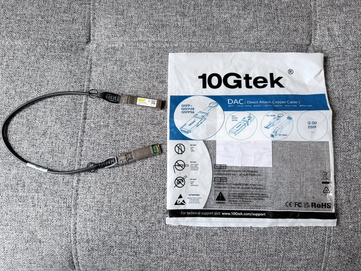 10Gtek 10G SFP+ DAC 0.5m Cable