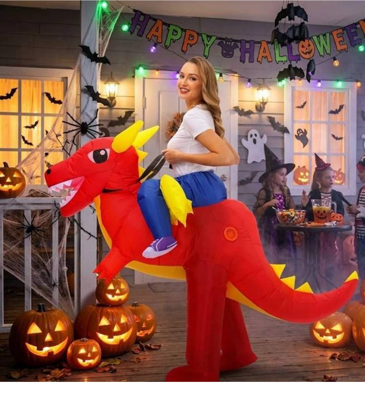 Inflatable Halloween costume Dinosaur Costume