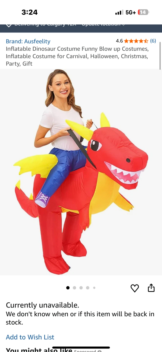 Inflatable Halloween costume Dinosaur Costume - photo 2