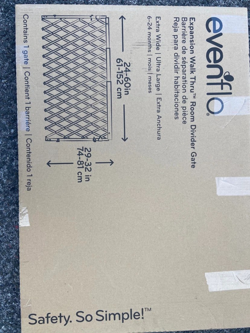 Evenflo Expansion Walk-Thru Room Divider Gate