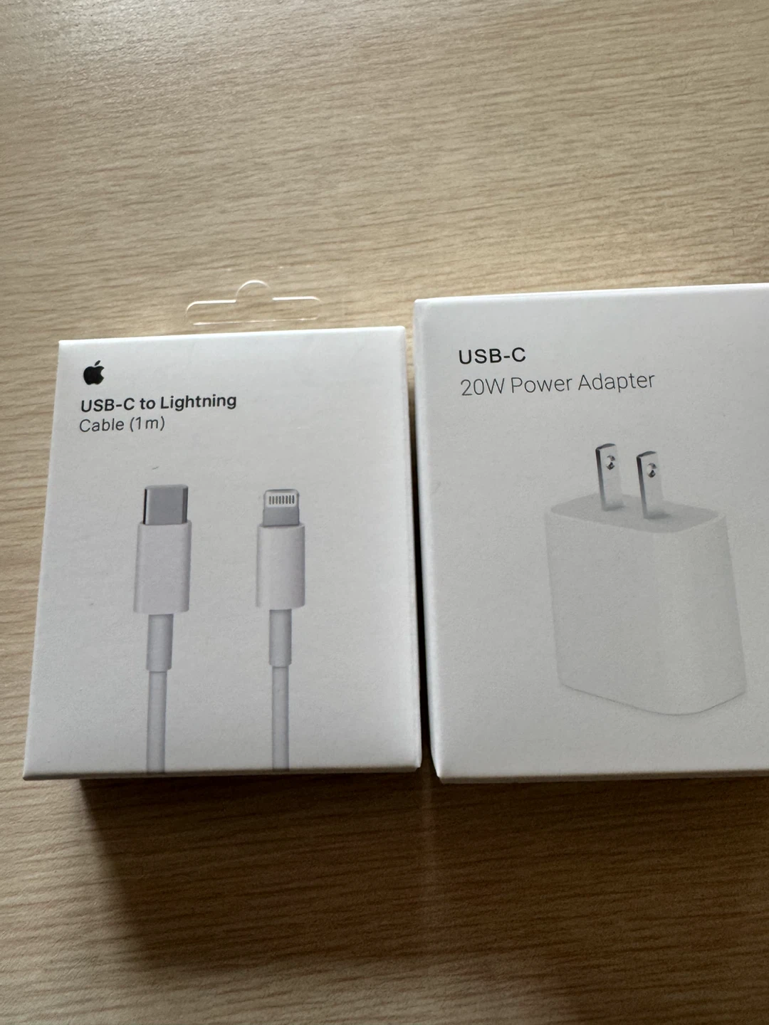 Apple USB-C to Lightning Cable and 20W Power Adapter