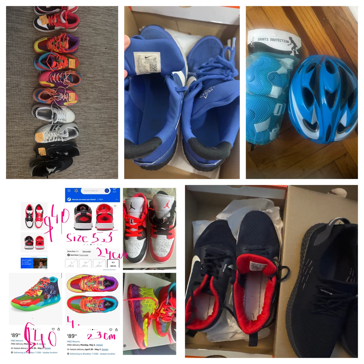 Kids Shoes size 3-4-5-6 around 25 pairs. - photo 2
