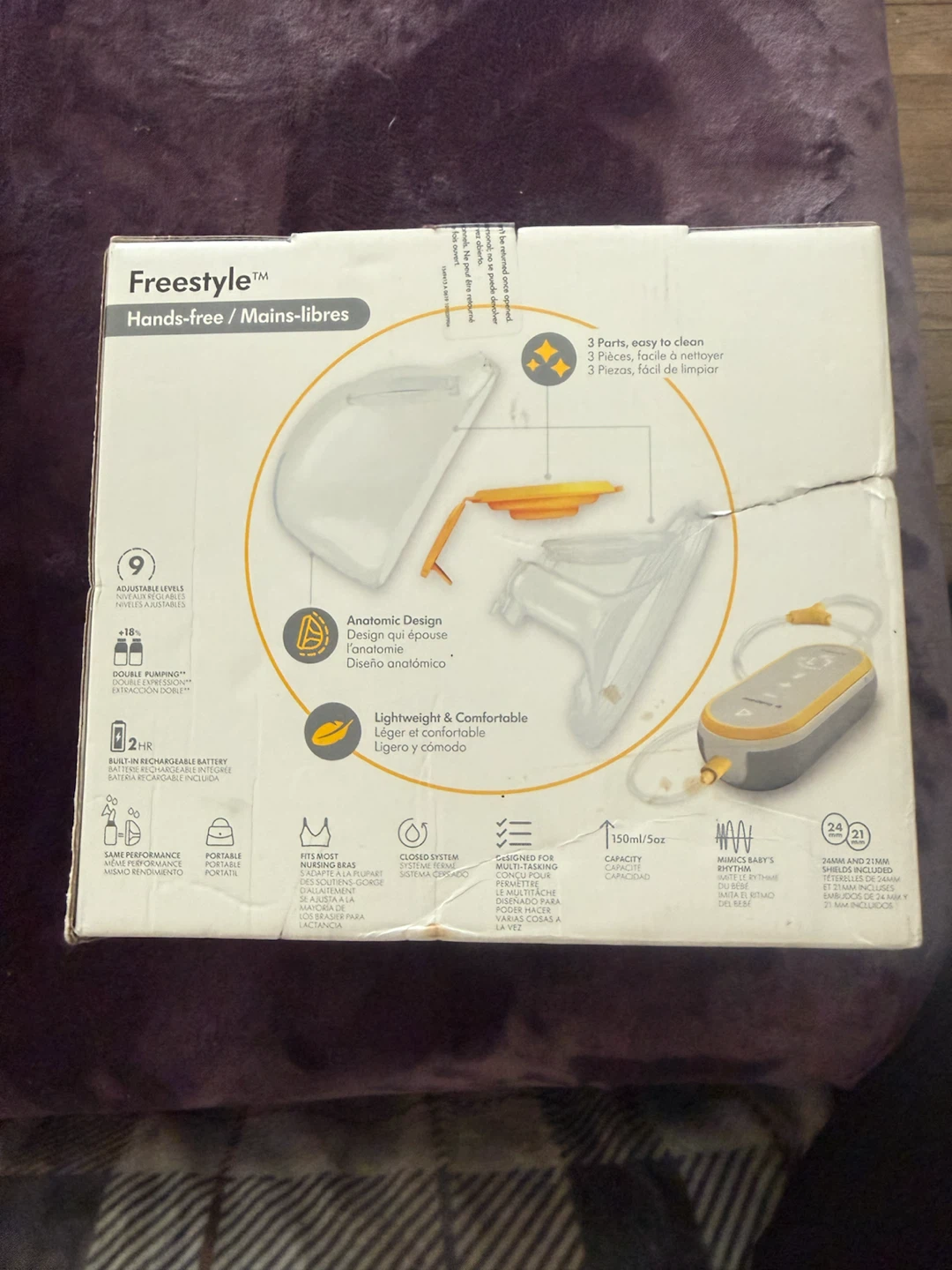 Medela Freestyle Hands-free Double Electric Breast Pump - photo 2