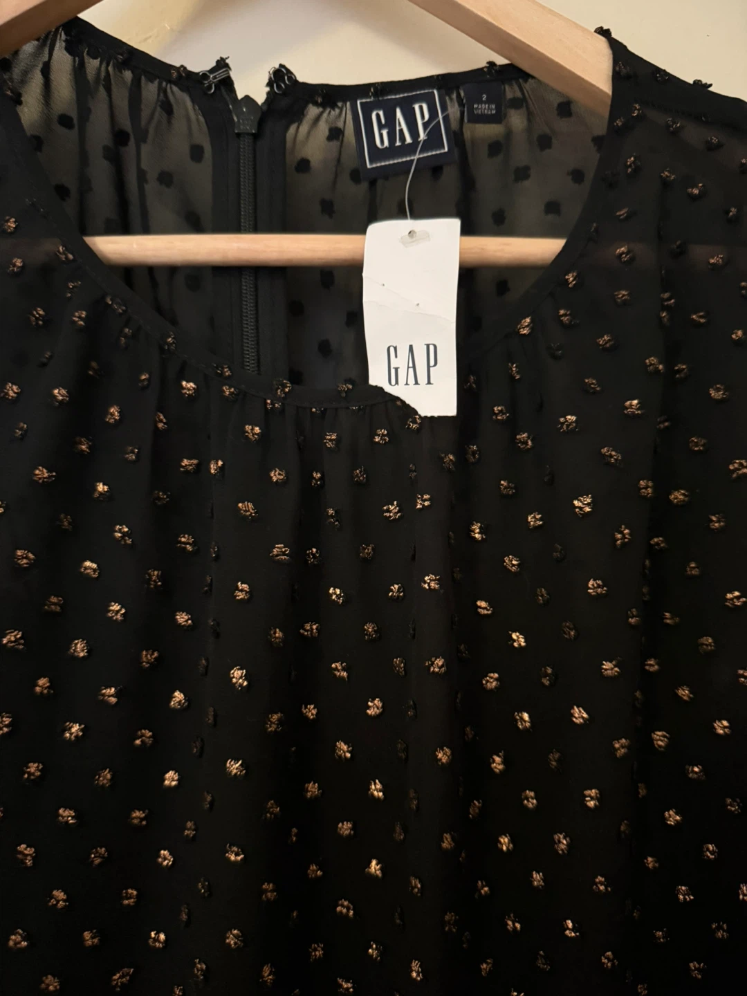 NEW GAP Black & Copper Dress - photo 2