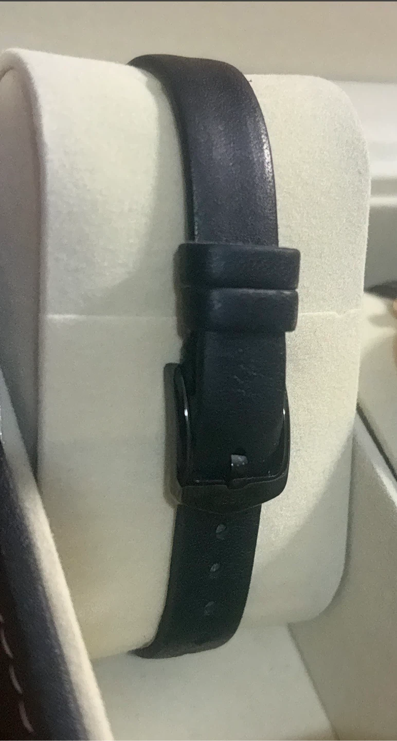 Fossil Jacquline black leather tortoiseshell Ladies watch - photo 2
