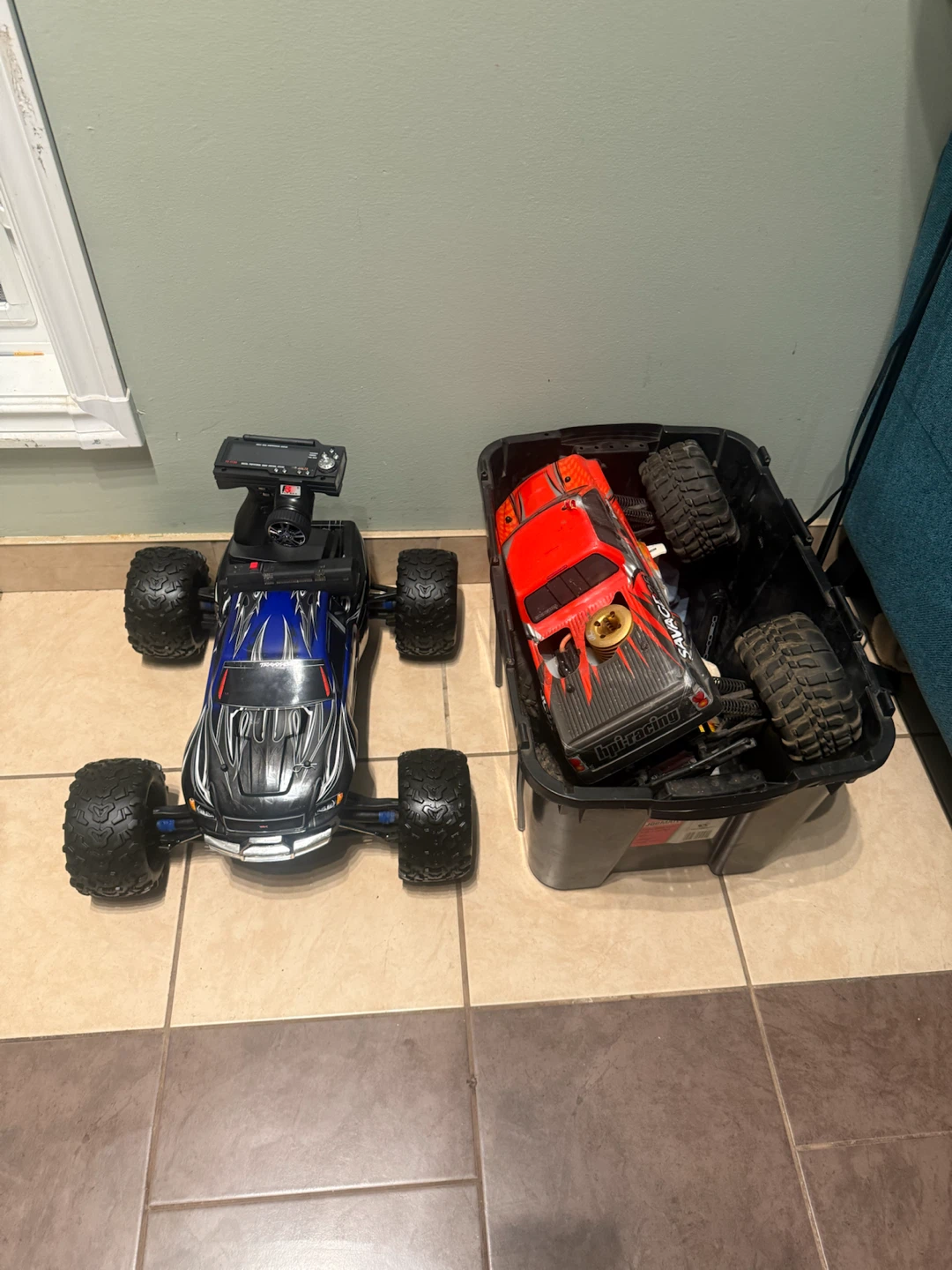 Two RC cars I’m selling at together