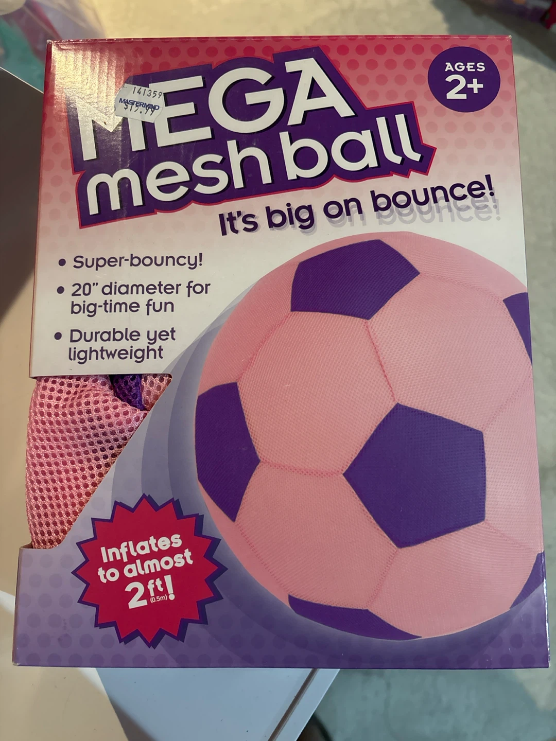 Mega Mesh Ball Pink and Purple