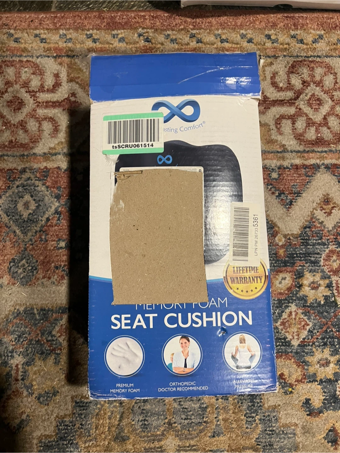 Everlasting Comfort Memory Foam Seat Cushion - photo 3