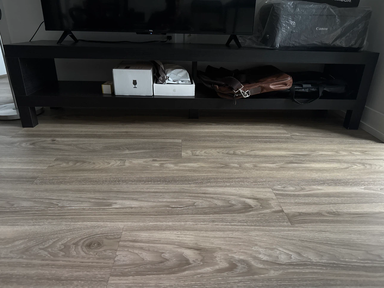 IKEA Black TV Stand - photo 4